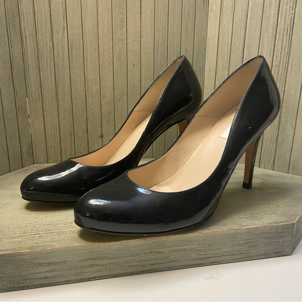 Flawless & Elegant LK Bennett Black Patent Leather Pumps 40 - Picture 2 of 10